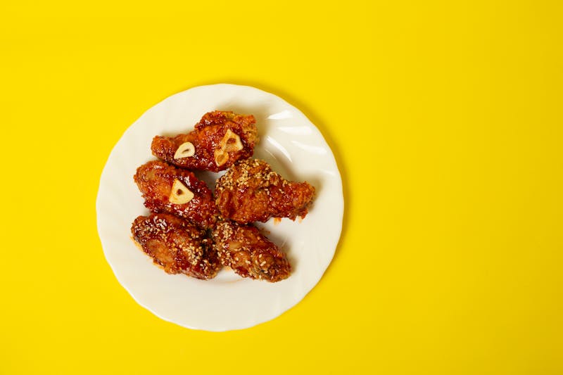 Honey sriracha coal-fired wings